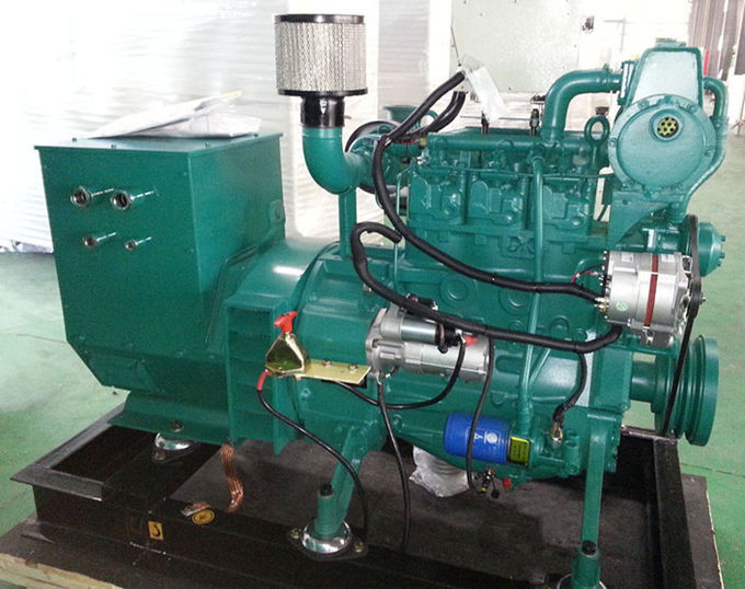 weichai diesel marino del generador 30kva de 60hz 440V 20kva para la aprobación flotante de la clase de la gabarra CCS