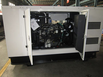 Sistema de generador silencioso de Perkins 30kw a trifásico refrigerado por agua 500kw con el alternador de la CA