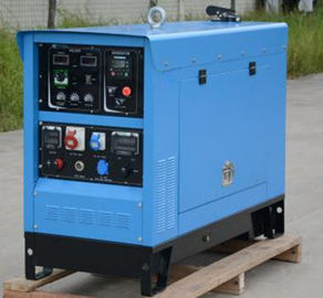 Generador diesel silencioso del soldador de 10kva Kubota 400 amperios del motor de soldadora dual AVR