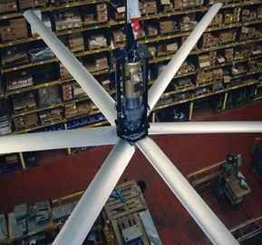 fan de techo industrial grande del diámetro 24foot de los 7m, extractor de enfriamiento del techo del puerto del aire