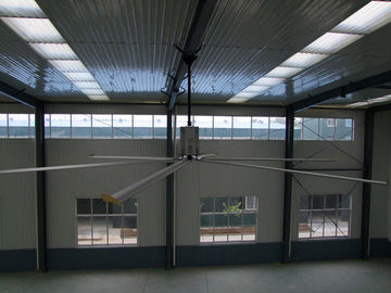 fan de techo industrial del almacén del 16ft HVLS de la ventilación grande del aire que refresca poder de 220V 60Hz