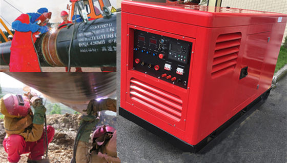 Generador diesel de la soldadura de DC del ARCO 400 a 450 amperios trifásicos eléctricos 36 voltios
