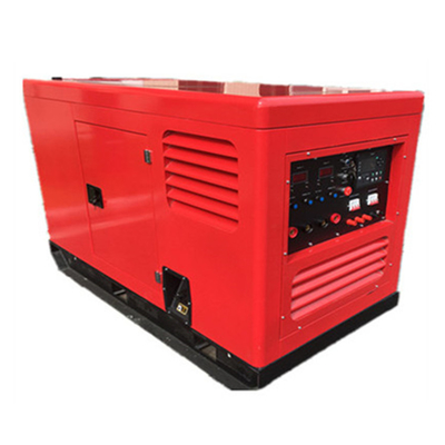 35kva Genset Diesel Generator 500Amp 300Amp con la caja de la soldadura de la base del flujo