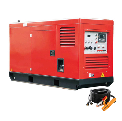 600A 400A 500Amp generador de corriente continua de soldador manual de arco motor diesel unidad de soldadura de dos estaciones