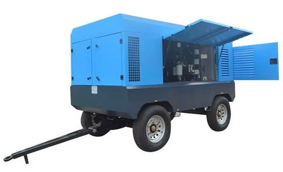 Ingersoll Rand 550cfm 350cfm motor diesel de 12 bar compresor de aire portátil para la perforación de rocas