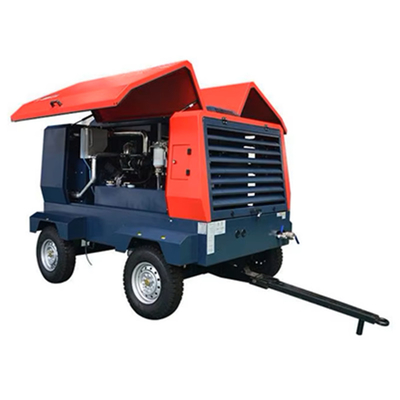 Compresor de aire con tornillo para motores diesel de 8 bar 120 cfm 185 cfm 400 cfm para minería industrial