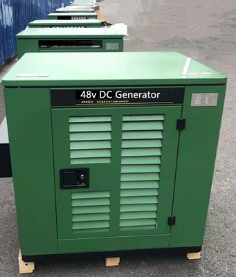 Inicio automático de la batería de carga de agua refrigerada 7.5kva generador de energía 10kw generador de corriente continua 48v
