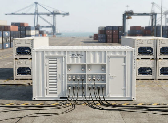 El paquete de energía de cubierta de carga pesada 460V Reefer Plug Sockets Generador diesel Thermo king Genset para Reefer Contenedor logística de la cadena de frío