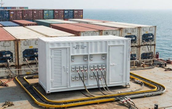 El paquete de energía de cubierta de carga pesada 460V Reefer Plug Sockets Generador diesel Thermo king Genset para Reefer Contenedor logística de la cadena de frío