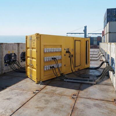 Grupo electrógeno para buques frigoríficos 20 unidades enchufes de toma de corriente para refrigeradores generador diésel marino de 350 kW para contenedores frigoríficos