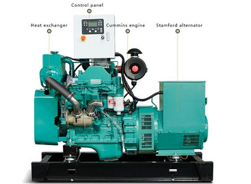 Veleros diesel marinos 4BTA3.9 - del generador 50kva del approvl 40kw Cummins Genset de CCS peso ligero GM47