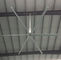Fan de techo industrial grande aerodinámico de Bigass de 6 cuchillas, fan de techo eléctrico de los 20ft HVLS