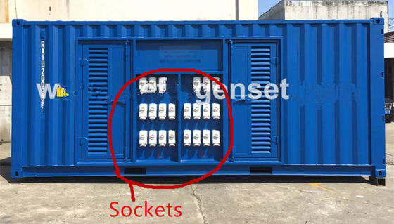 Grupo electrógeno diésel con motor Perkins y toldo de acero inoxidable de tipo marino para contenedor frigorífico